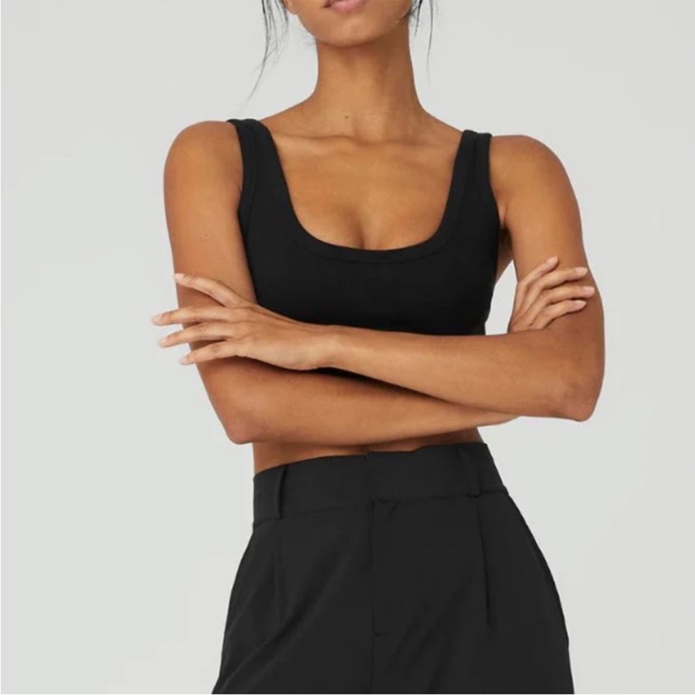 ALO Seamless Chosen Bra Black XS NEW